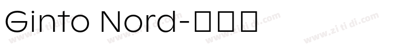 Ginto Nord字体转换
